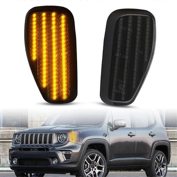 Til BU 2014-2021 LED Front Side Marker Lys Blinklys Konverteringssæt 68256049AA CH2551134