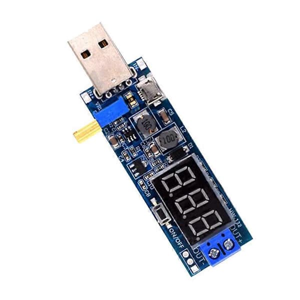 DC-DC 5V til 3.5V / 12V USB / Forsyningsmodul Justerbar Boost Converter Ud DC 1.2V-24V