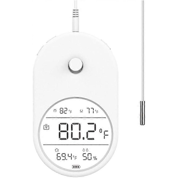 LCD Digitalt Akvarietermometer, Akvarium Vand Terrarium Temperatur (Fahrenheit)