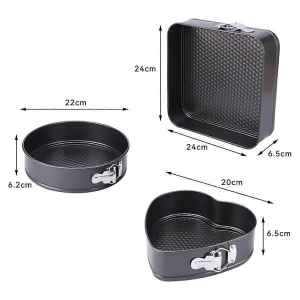 Springform Kageform Non-stick Cheesecakeform til Bageentusiaster