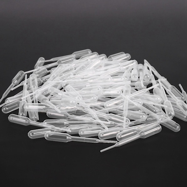 100 kpl Graduloituja Pipettejä Tippapullo Polyeteeni (0,2 ml)