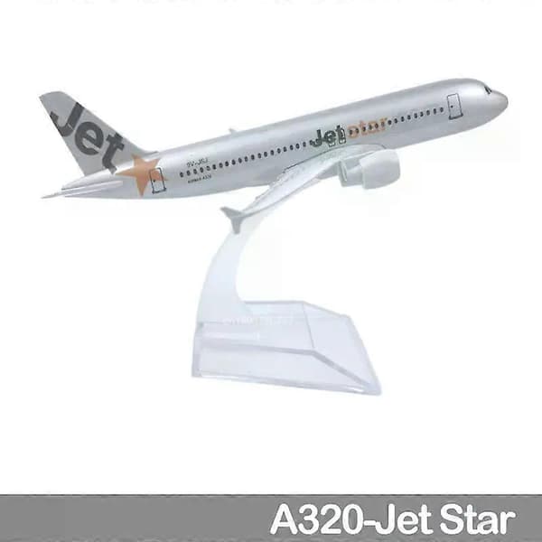 6 tommer 15 CM A380 A350 A330 A320 Concorde Støbt Flymodel Til Gaveindsamling A320 JETSTAR