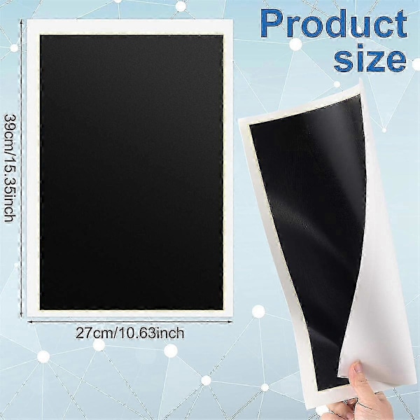 Lasergraveringspapir, 10 stk Laserfargepapir for Lasergraver, 15,4x10,6 tommer Svart for Metall Glass Keramikk