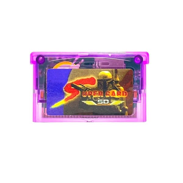 Supercard Kort Micro-SD Kort Adapter til SP GBM NDSL GBASP Burning , B