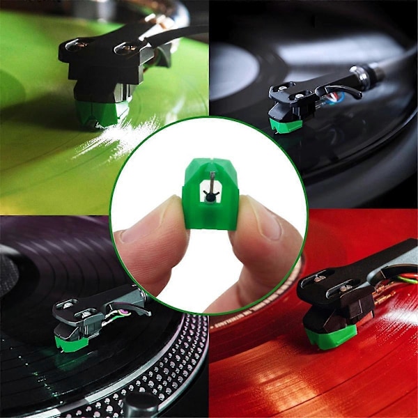 Platespiller Nål Erstatning for AT-VMN95E Stylus, Elliptisk Platespiller Nål for AT-LP120X 1 stk