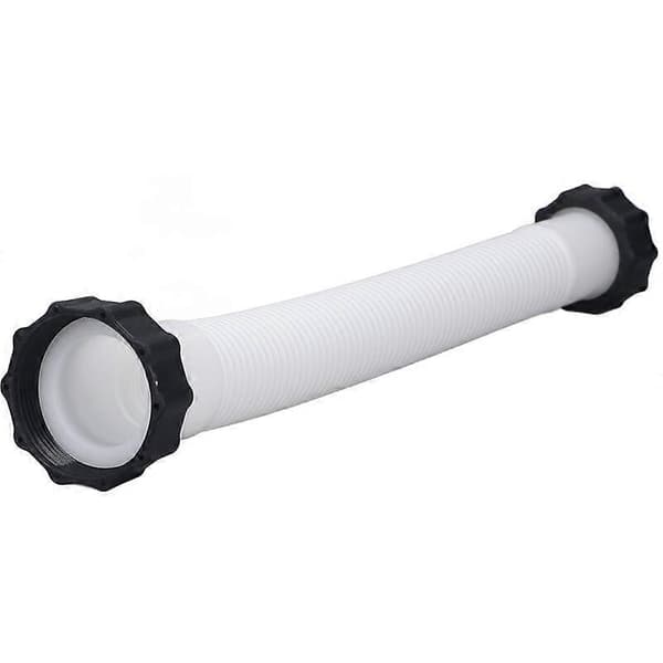 Ersättningsslang för Intex Poolpump 1.5\" Diameter Ersättningsslang för Ovanjordspooler Vit 0.4m