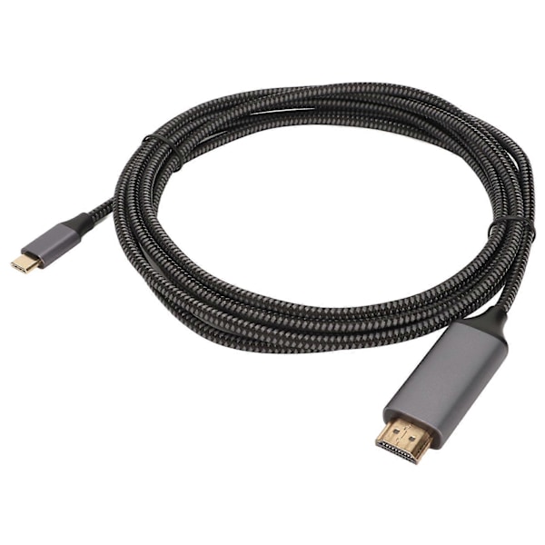 USB C till HD Multimedia Interface-kabel 4K vid 60Hz Typ C till HD Multimedia Interface-adapter för Galaxy S22 för XPS 2m/6.6ft