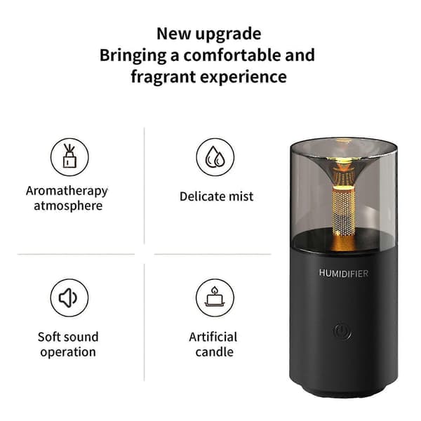 Intelligent Spray Aromaterapi för Bil, Luftrening i Bil, Intelligent Start/Stopp och Mjuk Drift Luftfuktare