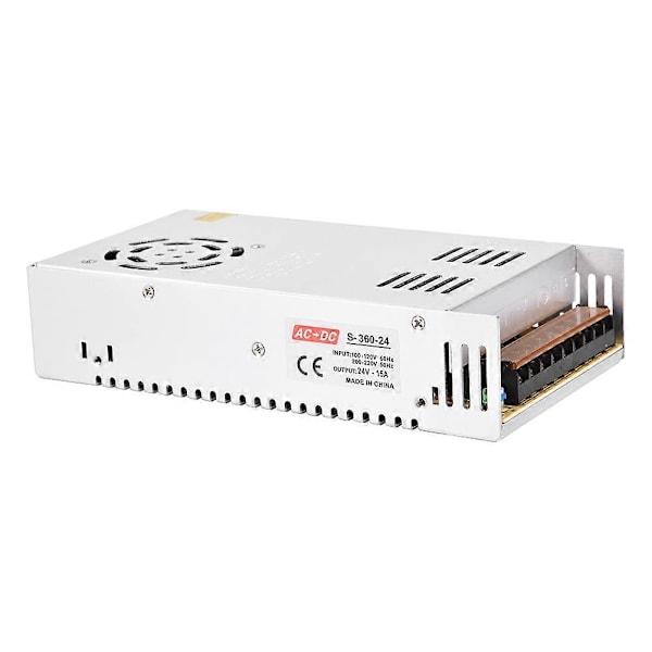 24V 15A 360W Reguleret Switch Strømforsyning Adapter Transformer til 3D Printer YEMMA
