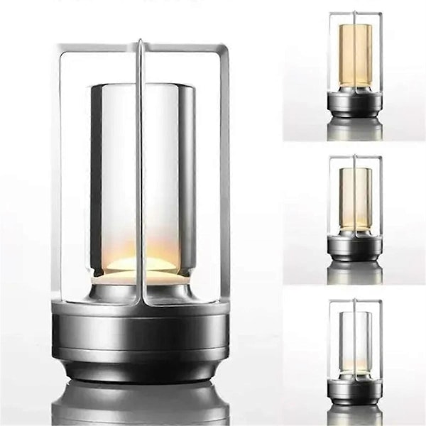 LED Sovrum Ögonskydd Avancerad Sensor Sänglampa silver