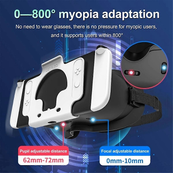 VR Headset til Model/ 3D Switch VR Labo Goggles Headset