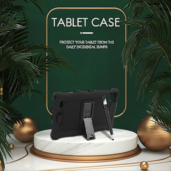 Silikone Etui til Galaxy Tab A7 Lite 2021 8.7inch T220 T225 Tablet Etui med Pen Tablet Stand til O Banmo
