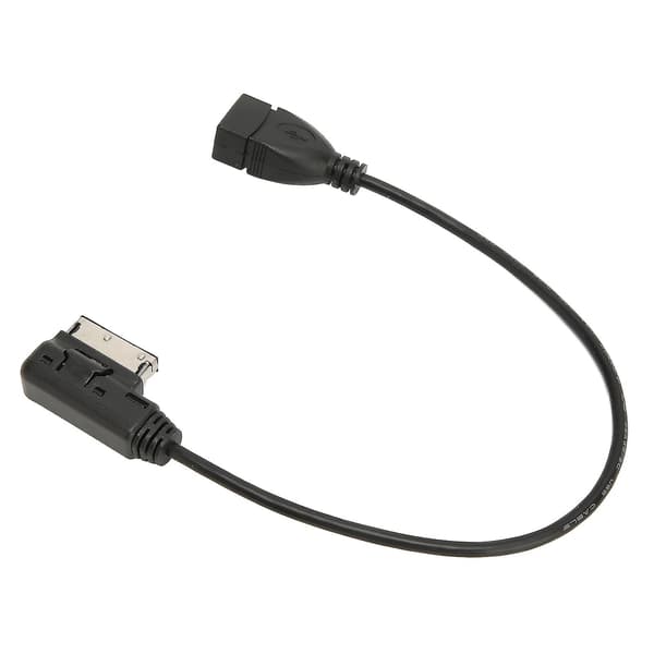 Musikk Interface Adapter Kabel 0.3 Meter Oppladbar Plug and Play Musikk Interface Adapter for A6L Q5 Q7 A8 S5 A5 A4L A3