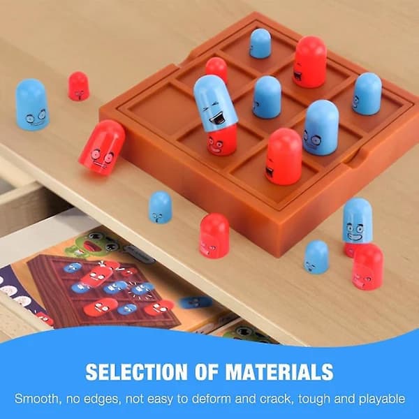 Tic-tac-toe spisespill for 2 personer, interaksjon mellom foreldre og barn, brettspill