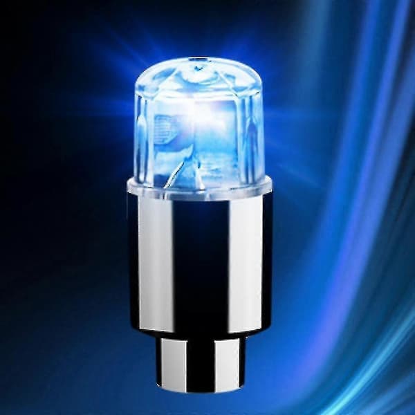 1/4/8x Led Hjul Dæk Ventil Hætte Lys Lampe Pære Til Cykel Bil