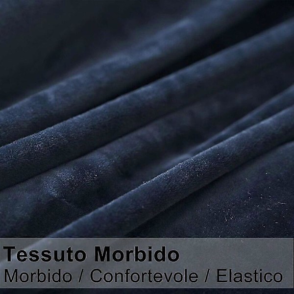 Elastisk sengegavlstrekk for sengegavl -150 cm-for sengegavl 140-170 cm- marineblå)