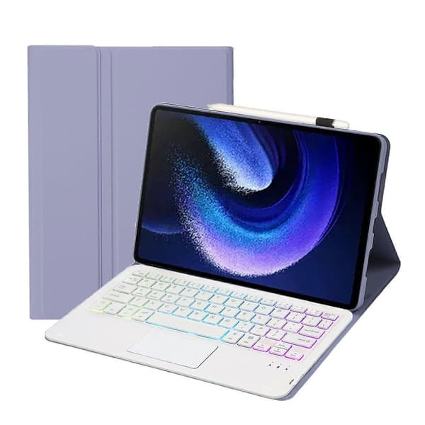 Bluetooth Tangentbordsfodral För Huawei Matepad Se 11\" 2024 Lila
