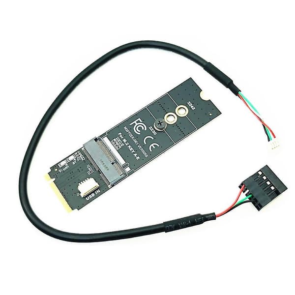 M.2 Key-m - Key A-e/e -sovitinkortti M.2 Ngff Pcie -protokollan langattomalle verkkokorttimoduulille