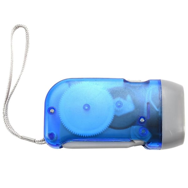 Håndpresset LED-lommelykt Lantern Dynamo Mini Lommelykt LED Nød Hjem Dynamo Lommelykt Selvladende Håndlys