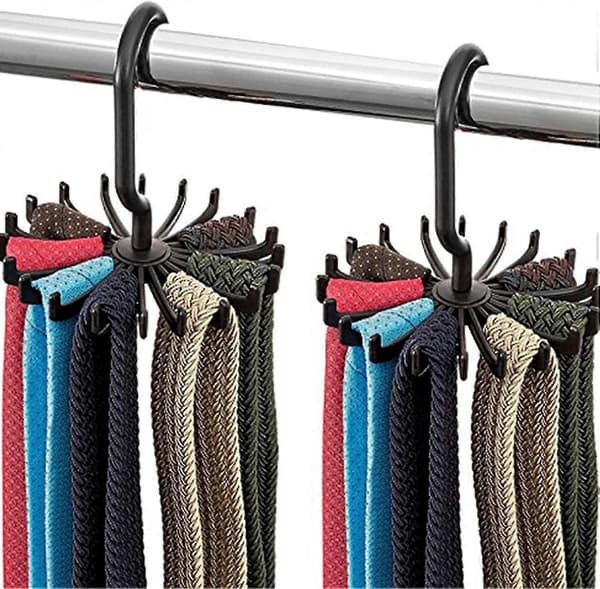 2 stk. Roterende Slipshenger 360-henger Organizer Justerbar