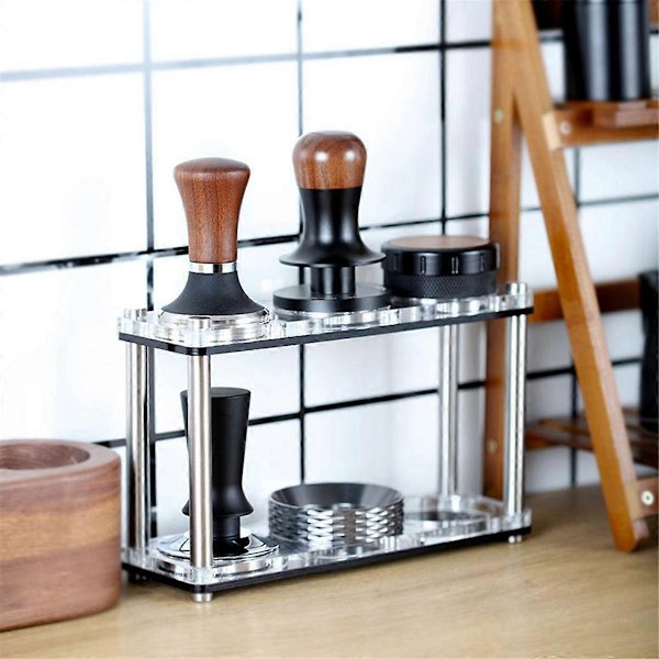 Kaffeudstyrs Opbevaringsstativ 51/53/58mm Tamper Opbevaringsstativ Kaffe Tamper Opbevaringsbase (Enkelt Lag)