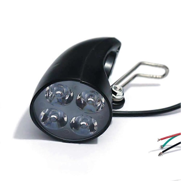 36V 48V EBike Lys Scooter Lampe Elektrisk Cykel 4 LED Forlygte Ultra-Lys Spotlight med