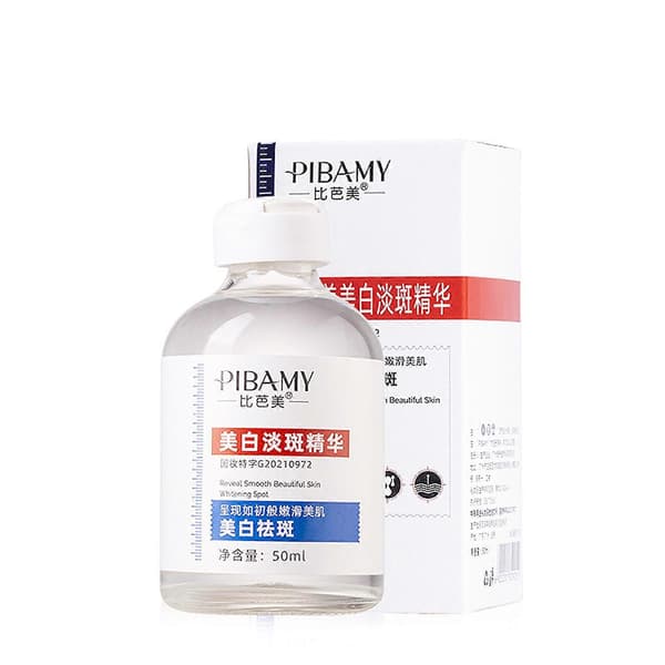 Bleking og bleking av flekker 50 ml, renser gulhet, lysner flekkmelanin og lysner hudtonen