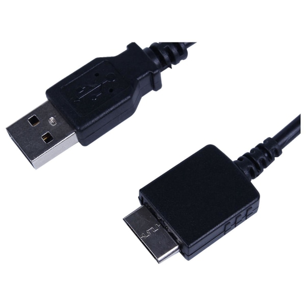 USB-ladekabel for dataoverføring Walkman E052 A844 A845 MP3 MP4-spiller Svart