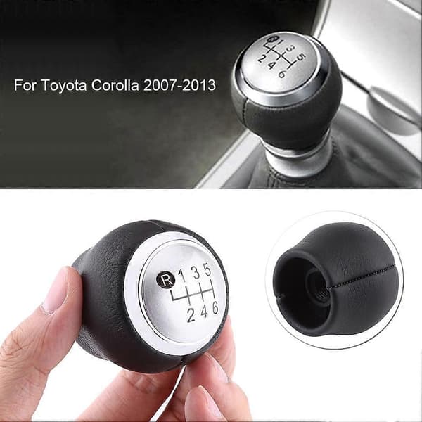 6-trinns girkasse-skiftknott for Toyota Corolla 2007-2013