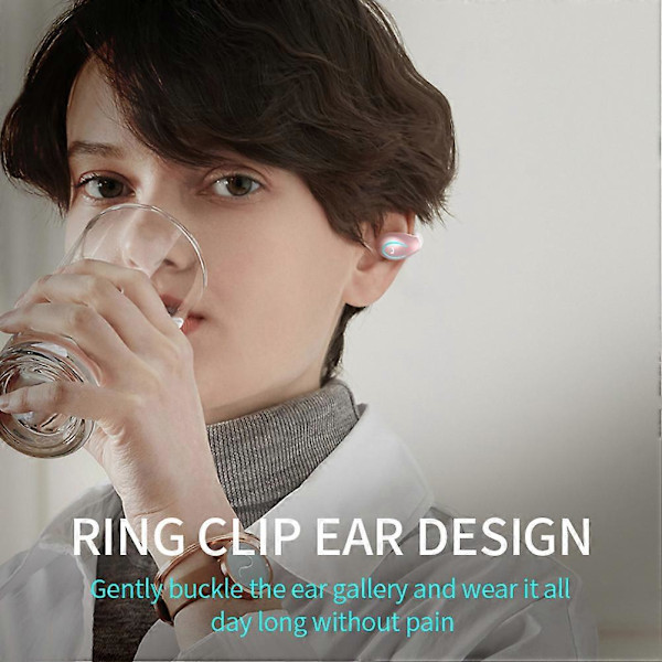 YX08 Mini Bone Conduction Bluetooth Headset Trådløse Bluetooth Hovedtelefoner