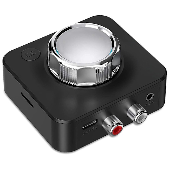 Udsalg Bluetooth 5.0 Audio Rca Receiver Bluetooth 5.0 Transmitter Receiver Trådløs Nfc 3.5Mm Aux Til 2 Rca Audio Adapter