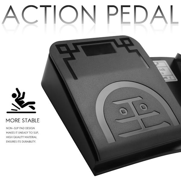 FS2020U1 USB Fodkontakt Kontrol Nøgle Tilpasset Computer Tastatur Handling Pedal til Enheder Instrume