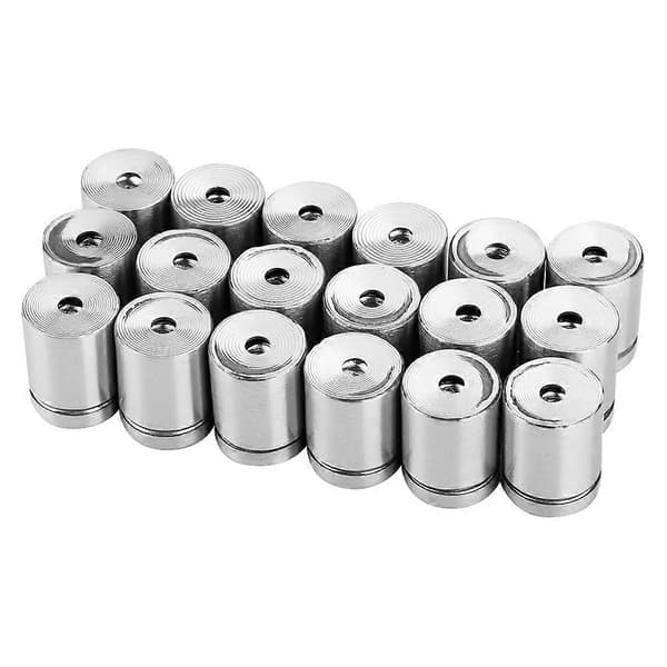 18 st M19*25mm Rostfria Reklamskruvar Glasavståndsstift Spikar