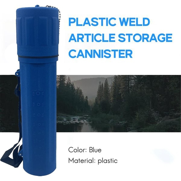 Blue 10lb Guard Welding Weld Electrode Rod Storage Tube Container Hold Cannister With Straps And Ch