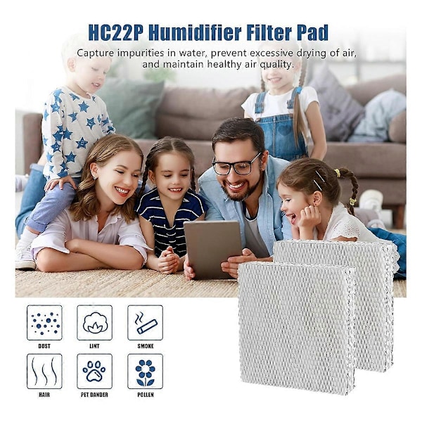 HC22P Luftfugter Filter Pad Udskiftning til Honeywell (2 stk)