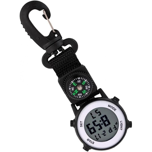 Elektronisk klätterklocka Digital fickur Elektronisk klocka fob Klocka Herr Ryggsäck Hängande