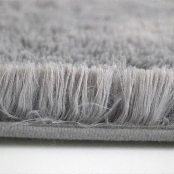 3-delars Badrumsmatta Set med U-formad Matta, Plysch Mikrofiber Toalettmatta Super