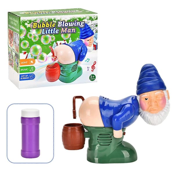 Julegave - Nisse som raper bobler - Morsom leke for barn
