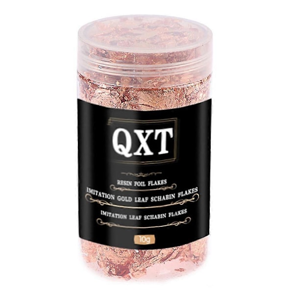 Komplett Sett Med Resin Lett Å Pakke Gullflak Resin Metallfolie 10g Tre Flasker
