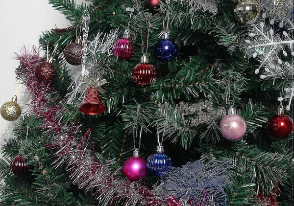 Knusesikre Julekulepynt - 36-Dels Sett for Juledekorasjoner (1.6 / 4cm)
