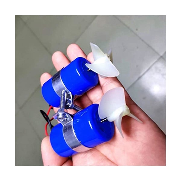 1 Par RC Jetbåt Undervattenmotor Thruster 7.4V 16800RPM CW CCW 3-Blads Propeller för DIY -ROV R