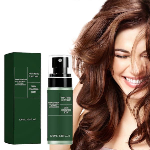 Pre-Styling Fluffy Mist, Volumizing Spray For Natural Texture And Matte Finish - 100Ml 2Pcs