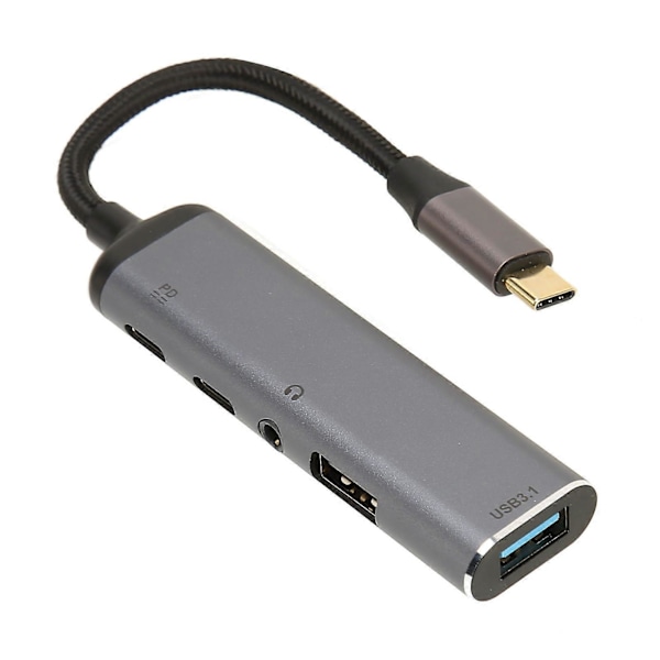 USB C -telakointiasema, kaikki yhdessä, monitoiminen adapteri, tyyppi C - PD100W USB3.1 USB2.0 tyyppi C2.0 3.5 Audio Hub YEMMA