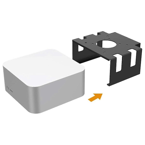 Til Mini / Pro Under Desk Mount - Pladsbesparende skærmholder, varmeafledningsbeslag, computeropbevaringsstand