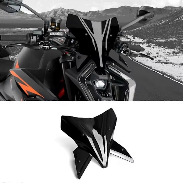 Motorcykel Sport Touring Visir Vindruta Vindskydd Rökgrå