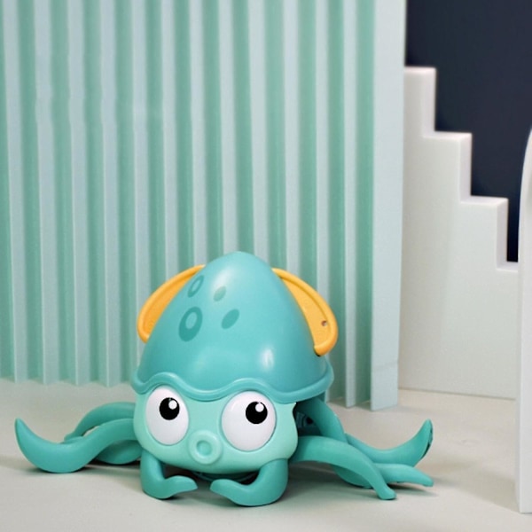 Cute Octopus Clockwork Baby Bath Toys Swim Shower Game Bathroom Dragging Walking Beach Water Funny