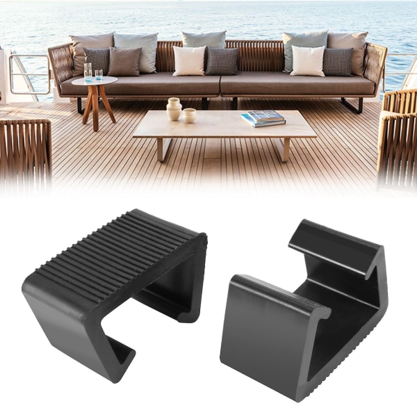 10 stk. Udendørs Have Rattan Vikle Møbler Justering Fastgørelse Sofa Klip Connector Velegnet Til Ra