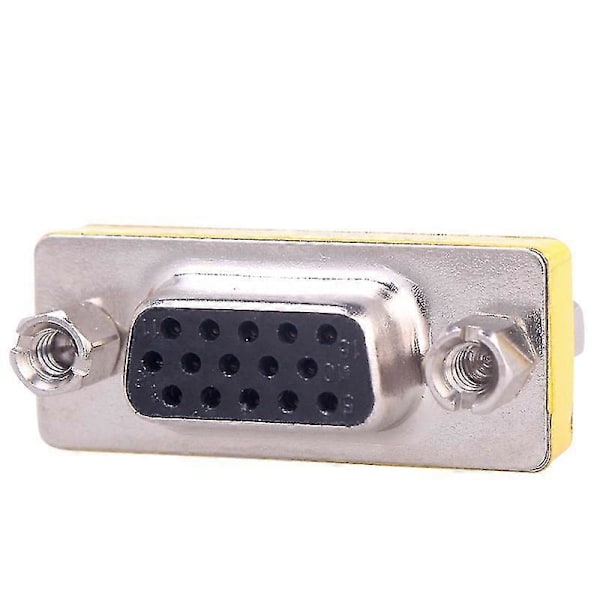 VGA Hona Till Hona Mini Könsväxlare Kopplingsadapter (3st, Silver)