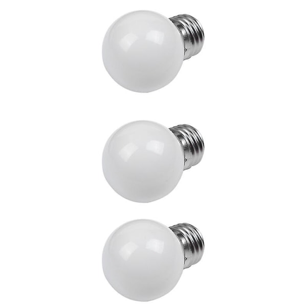 15 stykker E27 0,5w Ac220v hvid glødelampe Pære dekorationslampe