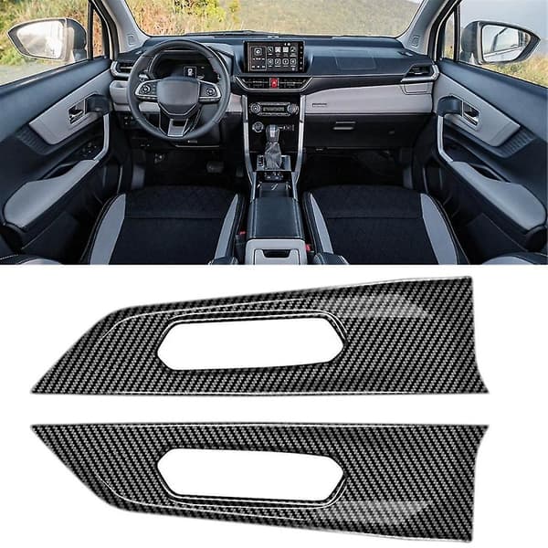 Til Veloz Avanza 2022 2023 Kulfiber Bilinteriør Indvendig Fordør Panel Strip Dækramme Trim